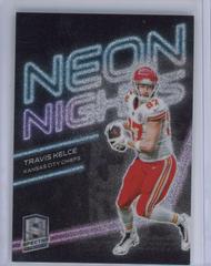 Travis Kelce #9 Football Cards 2023 Panini Spectra Neon Nights Prices