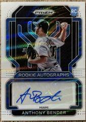 Anthony Bender [White Wave Prizm] #RA-AB Baseball Cards 2022 Panini Prizm Rookie Autographs Prices