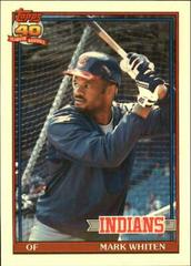 Mark Whiten Baseball Cards 1991 Topps Traded Tiffany Prices