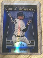 Miguel Cabrera [Spectrum Blue] Baseball Cards 2022 Panini Absolute Hall Worthy Prices