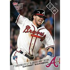 Dansby Swanson #59 Baseball Cards 2017 Topps Now Prices