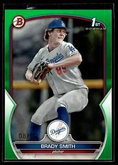 Brady Smith [Green] Baseball Cards 2023 Bowman Draft Prices