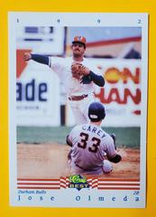 Jose Olmeda #95 Baseball Cards 1992 Classic Game Prices
