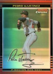 Pedro Martinez [Refractor] Baseball Cards 2002 Bowman Chrome Prices