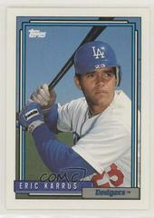 Eric Karros Baseball Cards 1992 Topps Prices