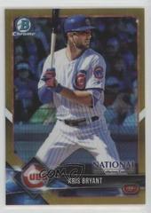 Kris Bryant [Gold Refractor] Baseball Cards 2018 Bowman Chrome National Convention Prices