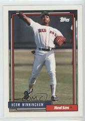Herm Winningham Baseball Cards 1992 Topps Traded Prices