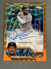 Jerar Encarnacion [Orange Wave] #AC-JE Baseball Cards 2023 Topps Chrome Update Autographs Prices