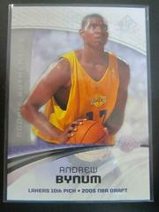Andrew Bynum Basketball Cards 2005 SP Game Used Prices
