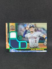 Alex Bregman [Green] #TTR-AB Baseball Cards 2022 Topps Tribute Triple Relics Prices