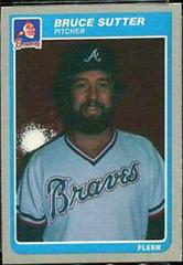 Bruce Sutter #U-114 Baseball Cards 1985 Fleer Update Prices