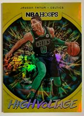 Jayson Tatum #25 Basketball Cards 2019 Panini Hoops High Voltage Prices