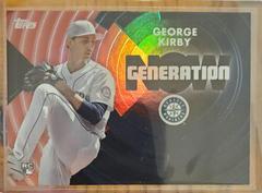George Kirby [Red] Baseball Cards 2022 Topps Update Generation Now Prices