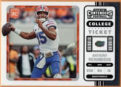 Anthony Richardson Football Cards 2023 Panini Chronicles Draft Picks Contenders College Ticket Prices