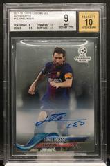 Lionel Messi [Autograph Red Refractor] #1 Soccer Cards 2017 Topps Chrome UEFA Champions League Prices
