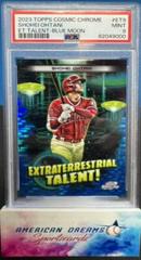 Shohei Ohtani [Blue Moon] #ET-9 Baseball Cards 2023 Topps Cosmic Chrome Extraterrestrial Talent Prices