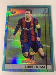 Lionel Messi [Aqua Prism Refractor] #1 Soccer Cards 2020 Topps Merlin Chrome UEFA Champions League Prices