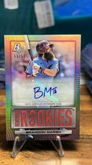Brandon Marsh [Autograph] Baseball Cards 2022 Bowman Platinum Renowned Rookies Prices