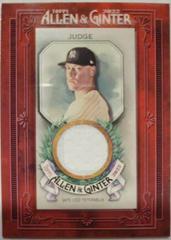 Aaron Judge [Mini Framed Cloth] #11 Baseball Cards 2022 Topps Allen & Ginter Prices