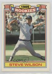 Steve Wilson #32 Baseball Cards 1990 Topps Glossy Rookies Prices