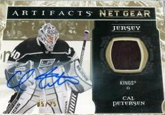 Cal Petersen [Autograph] #NG-CP Hockey Cards 2022 Upper Deck Artifacts Net Gear Prices