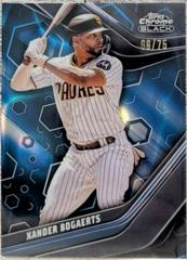 Xander Bogaerts [Blue Lava] #3 Baseball Cards 2023 Topps Chrome Black Prices