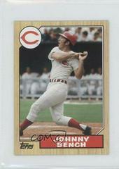 Johnny Bench #TM-100 Baseball Cards 2012 Topps 1987 Minis Prices