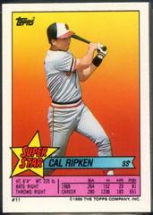 Cal Ripken Jr., Howell, Gladden Baseball Cards 1989 Topps Stickercard Prices