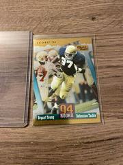 Bryant Young [Gold Zone] #282 Football Cards 1994 Panini Score Prices