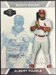Albert Pujols, Scott Rolen [Bronze] #75 Baseball Cards 2007 Topps CO Signers Prices