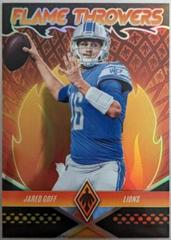 Jared Goff [Black] Football Cards 2022 Panini Phoenix Flame Throwers Prices