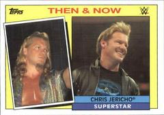 Chris Jericho #5 Wrestling Cards 2015 Topps Heritage WWE Then & Now Prices