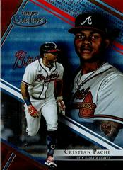 Cristian Pache [Class 1 Red] Baseball Cards 2021 Topps Gold Label Prices