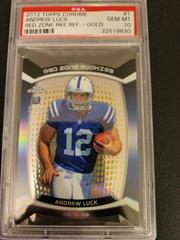 Andrew Luck [Gold] Football Cards 2012 Topps Chrome Red Zone Rookies Refractor Prices