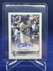 Julio Rodriguez Baseball Cards 2022 Topps Mini Autographs Prices