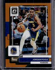 Jordan Poole [Orange] #100 Basketball Cards 2022 Panini Donruss Optic Prices