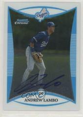Andrew Lambo [Autograph] #BCP267 Baseball Cards 2008 Bowman Chrome Prospects Prices