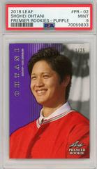 Shohei Ohtani [Purple] #PR-02 Baseball Cards 2018 Leaf Premier Rookies Prices