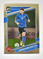Alessandro Bastoni [Optic] #76 Soccer Cards 2021 Panini Donruss Road to Qatar Prices