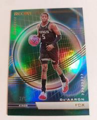 De'Aaron Fox [Green] #89 Basketball Cards 2022 Panini Recon Prices
