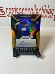 Seiya Suzuki [Gold Prizm] #DS-SS Baseball Cards 2022 Panini Prizm Debut Signatures Prices