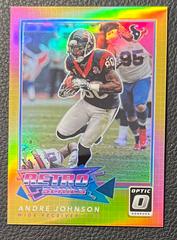 Andre Johnson [Gold] #RS-19 Football Cards 2022 Panini Donruss Optic Retro Series Prices