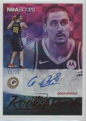 Goga Bitadze [Red] #GGB Basketball Cards 2019 Panini Hoops Rookie Ink Autographs Prices