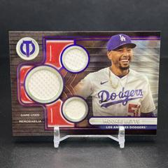 Mookie Betts [Purple] #TTR-MB Baseball Cards 2024 Topps Tribute Triple Relic Prices
