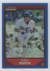 Russell Martin [Orange Refractor] #24 Baseball Cards 2007 Bowman Chrome Prices