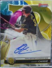 Owen Caissie [Gold Refractor] #OC Baseball Cards 2020 Bowman's Best of 2020 Autographs Prices
