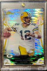 Aaron Rodgers [Pulsar Refractor] #89 Football Cards 2014 Topps Finest Prices
