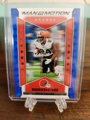 Nick Chubb [True Blue] Football Cards 2022 Panini Rookies & Stars Man In Motion Prices