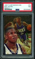 Ray Allen [Row 0] #35 Basketball Cards 1997 Flair Showcase Prices