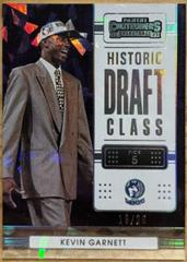 Kevin Garnett [Cracked Ice] #8 Basketball Cards 2022 Panini Contenders Historic Draft Class Prices